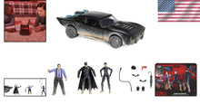 Load image into Gallery viewer, Light-Up Batmobile Set with Batman, Selina Kyle, and Penguin – Epic Playtime