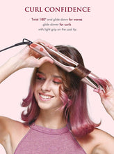 Load image into Gallery viewer, Professional Heat-Up Flat Iron &amp; Curling Iron: 12 Temp Settings &amp; Mat Included