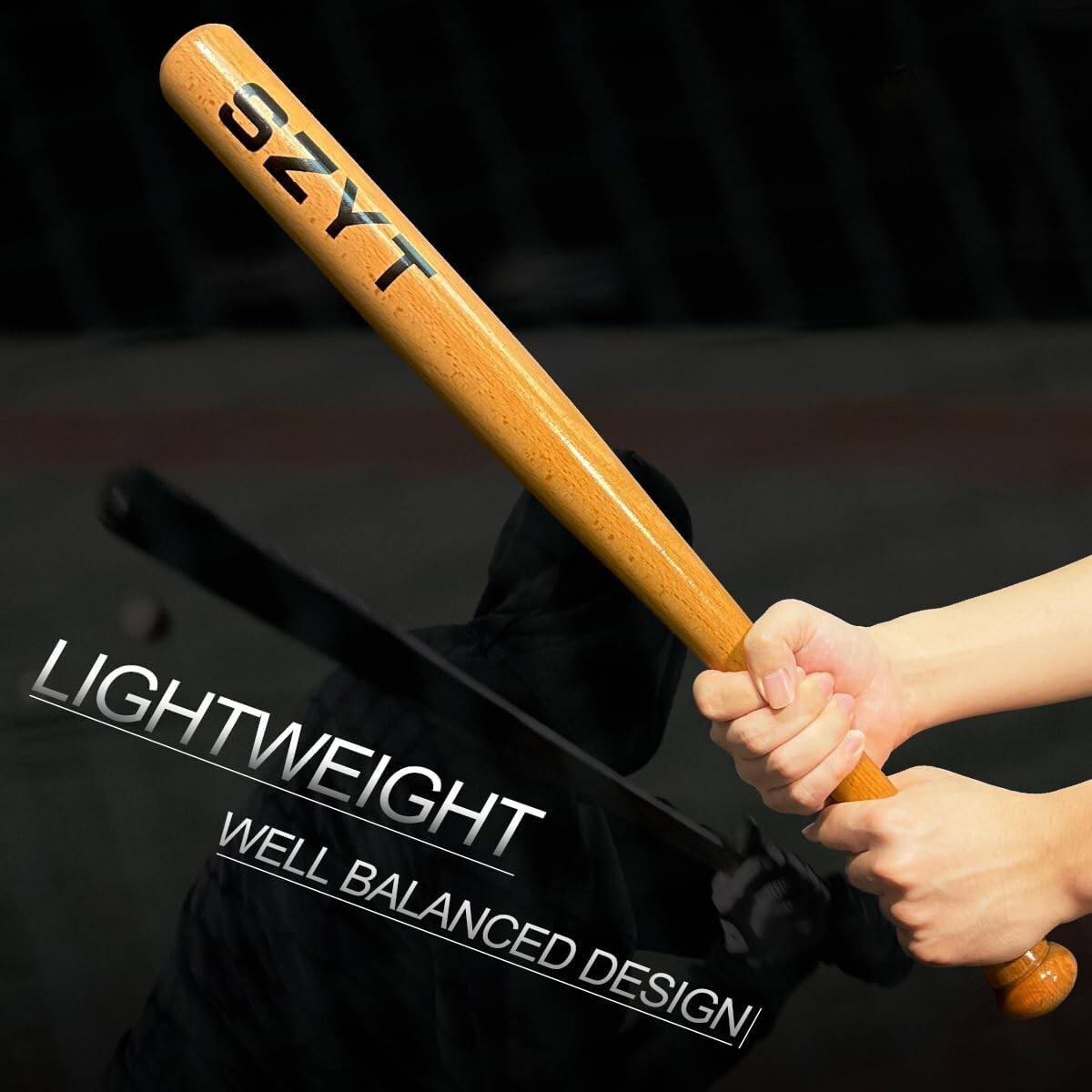 Durable 33 Inch Yellow Baseball Bat - Ideal for Home Defense & Practice