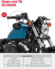 Load image into Gallery viewer, Long Stem Oval Motorcycle Mirrors with 360° Adjustability - Black Aluminum Pair