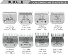 Load image into Gallery viewer, Durable 7-Piece Grooming Blade Set for Andis, Oster A5, and Wahl KM-10 Clippers