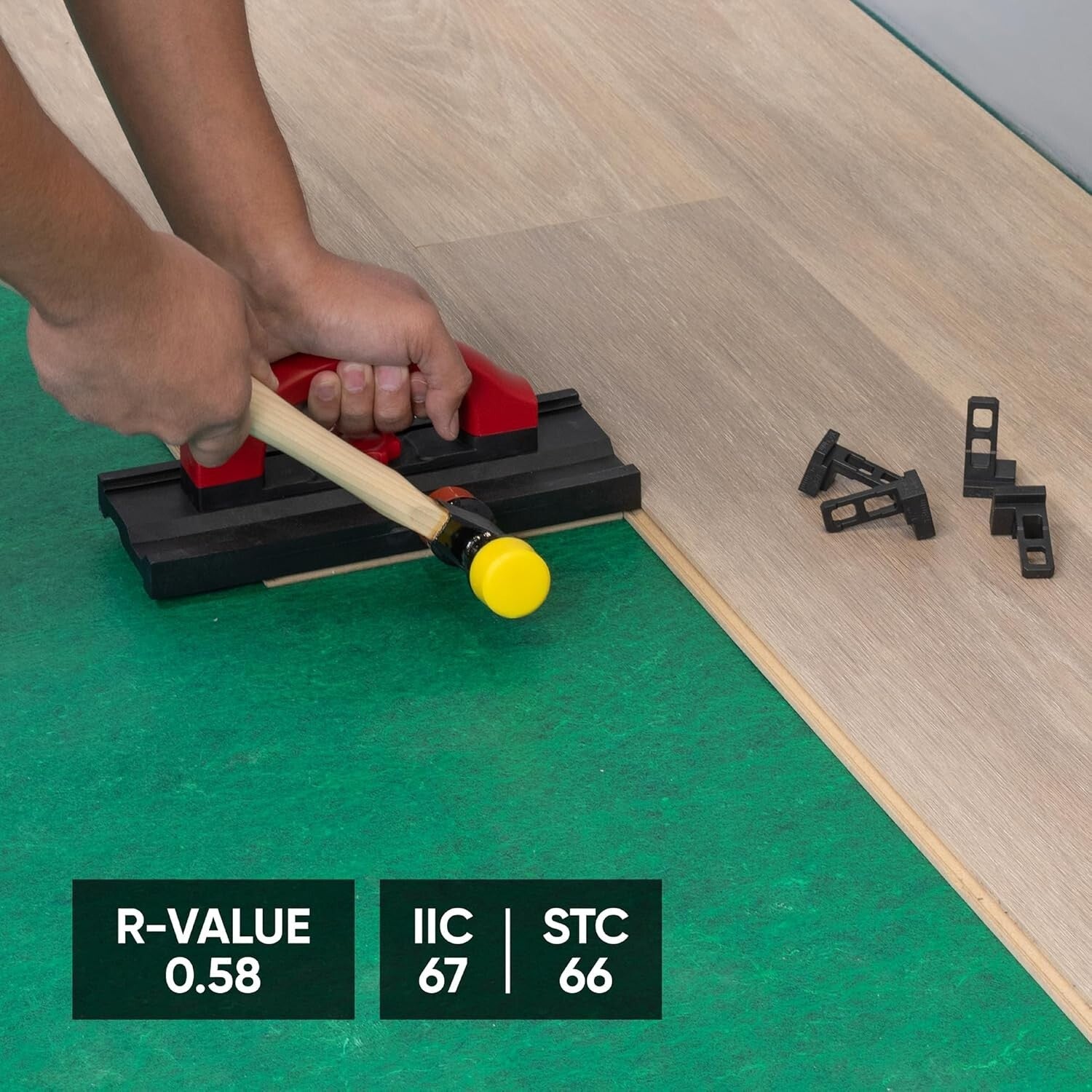 Premium Quality 3 mm Felt Underlayment Roll - Moisture Barrier and Cushioning