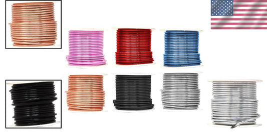 Mixed Color 12 Gauge Aluminum Craft Wire - Bendable & Versatile for All Crafts