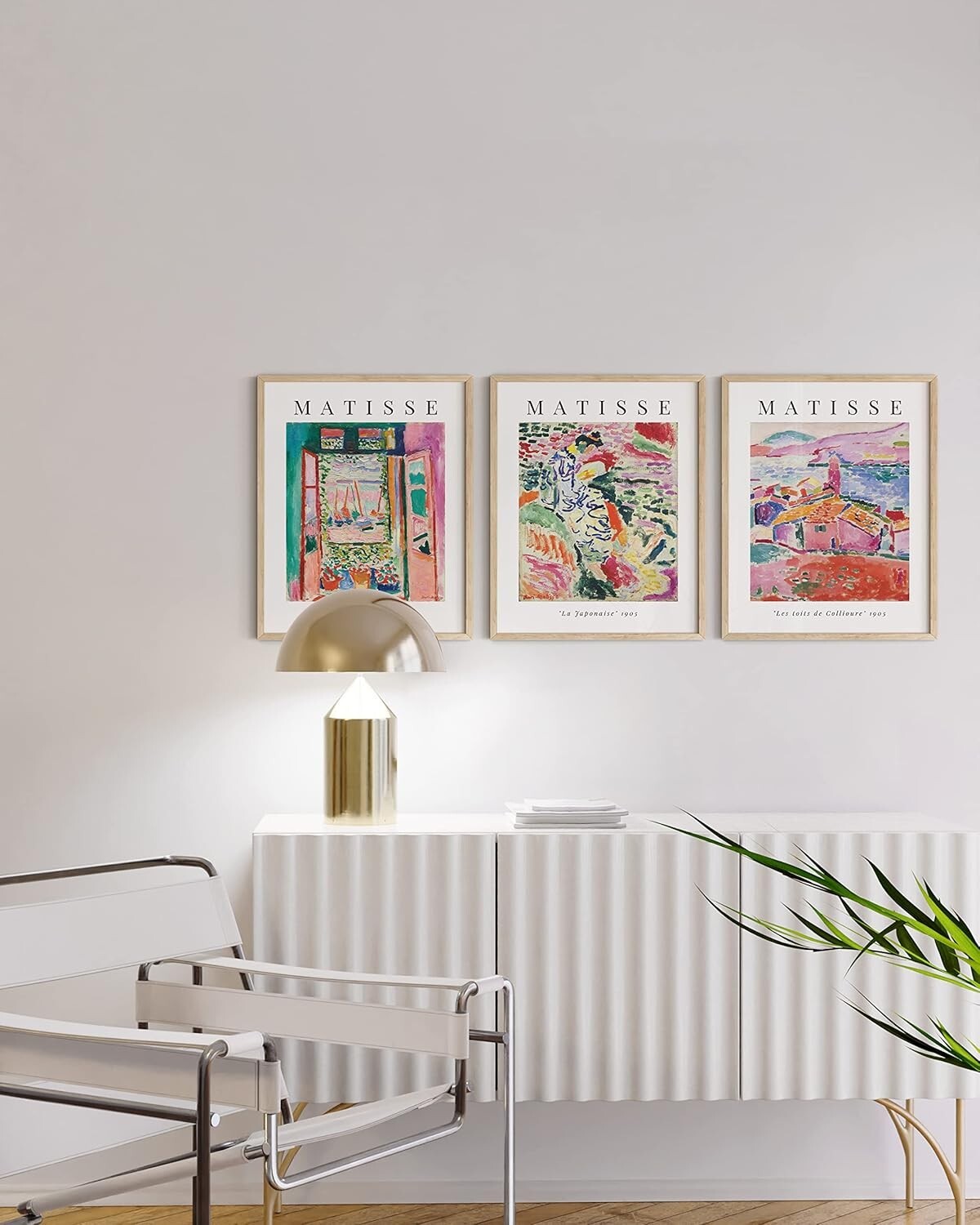 Transform Your Home: Matisse Wall Art Set with Protective Plexiglass, 12x16