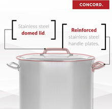 Load image into Gallery viewer, Versatile 80-Quart Stainless Steel Kettle with Lid - Perfect for Any Kitchen