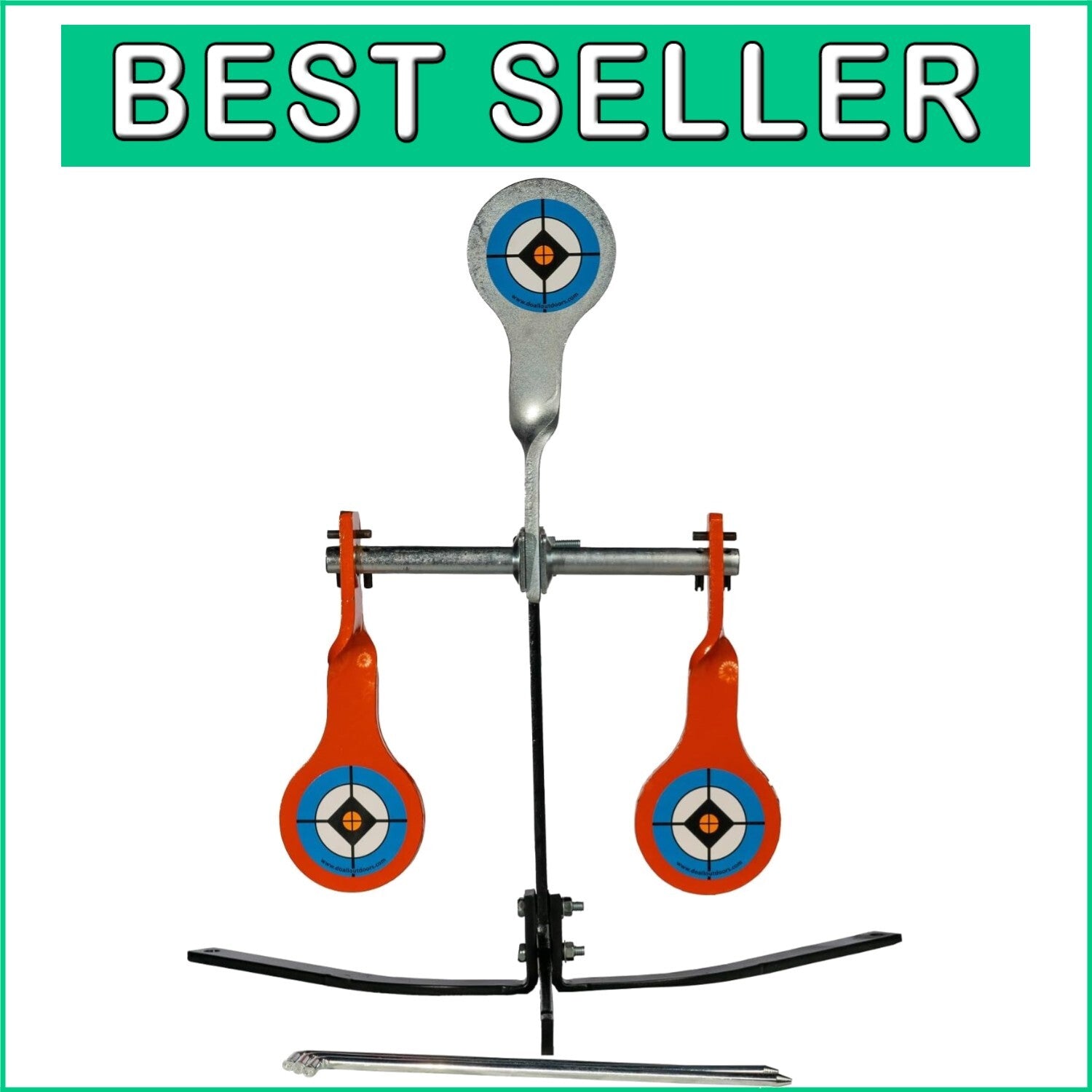 High-Visibility Auto Reset Target for Soft-Nosed Bullets - Ideal Practice Tool