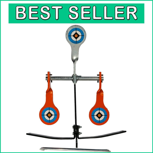 High-Visibility Auto Reset Target for Soft-Nosed Bullets - Ideal Practice Tool