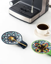 Load image into Gallery viewer, Multicolor Spoon Rest Set - Handcrafted Porcelain Utensil Holder for Cooking