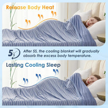 Load image into Gallery viewer, Lightweight Cooling Blanket for Hot Sleepers - King Size 90”x108” Availability