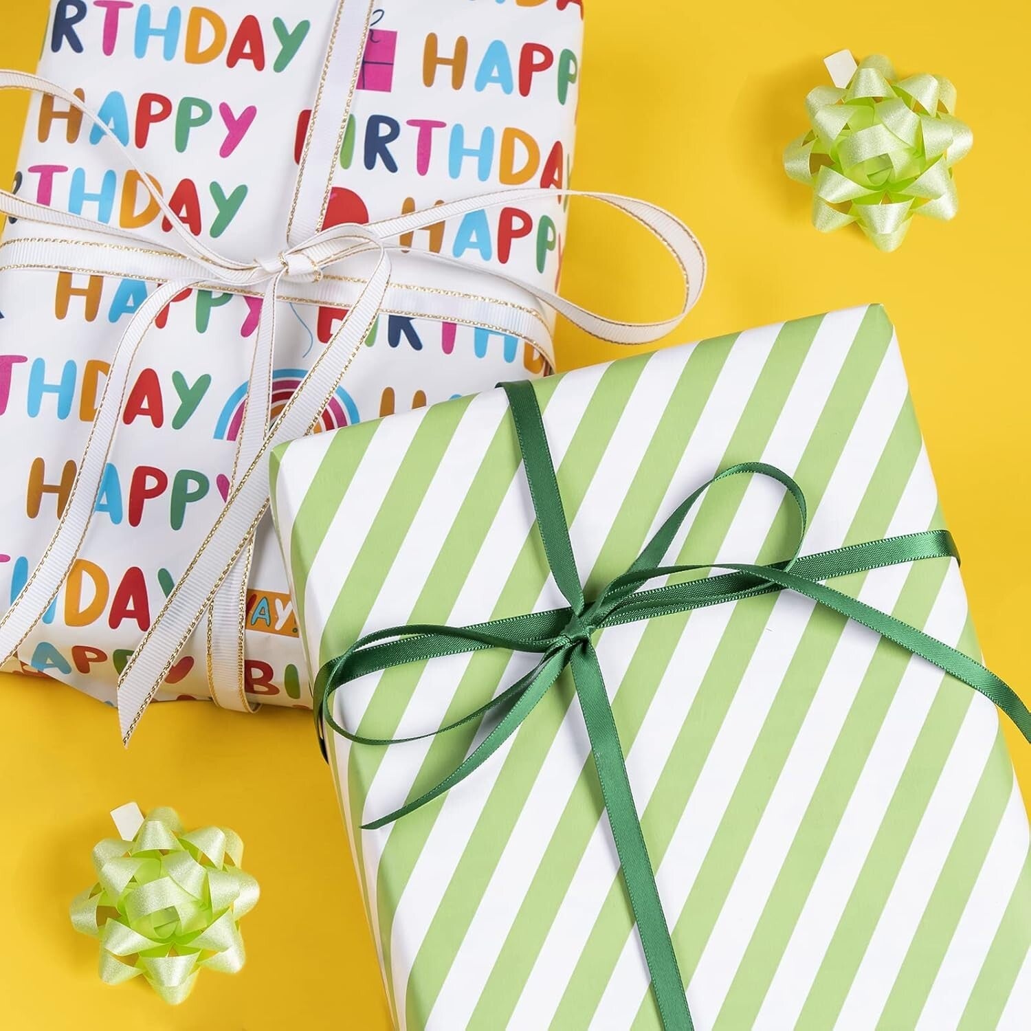 Premium 30 Inch Reversible Birthday Wrap - Perfect for Parties & Celebrations