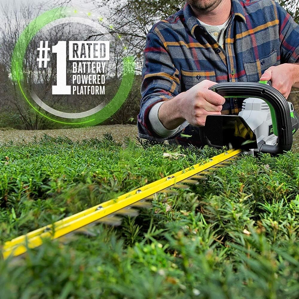 Efficient Lightweight 24" Hedge Trimmer with Brushless Motor & Battery Included