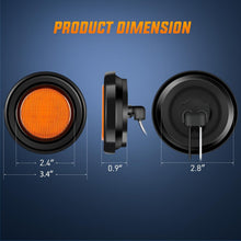 Load image into Gallery viewer, 8PCS Flush Mount LED Clearance Lights - Waterproof Design for Trucks &amp; Trailers