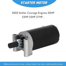 Load image into Gallery viewer, Kohler Starter Motor Replacement for 20HP-27HP Courage Engines 1999-1140051