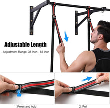 Load image into Gallery viewer, Heavy Duty Pull-Up Assistance Bands with Adjustable Knee Rest for Easy Training