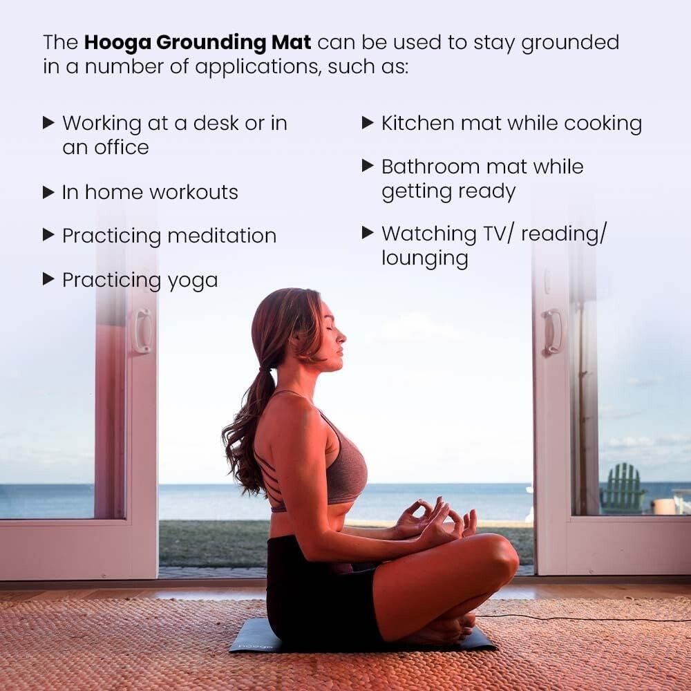 Indoor Grounding Mat Duo for Stress Relief, Energy Balance - Ideal Wellness Gift