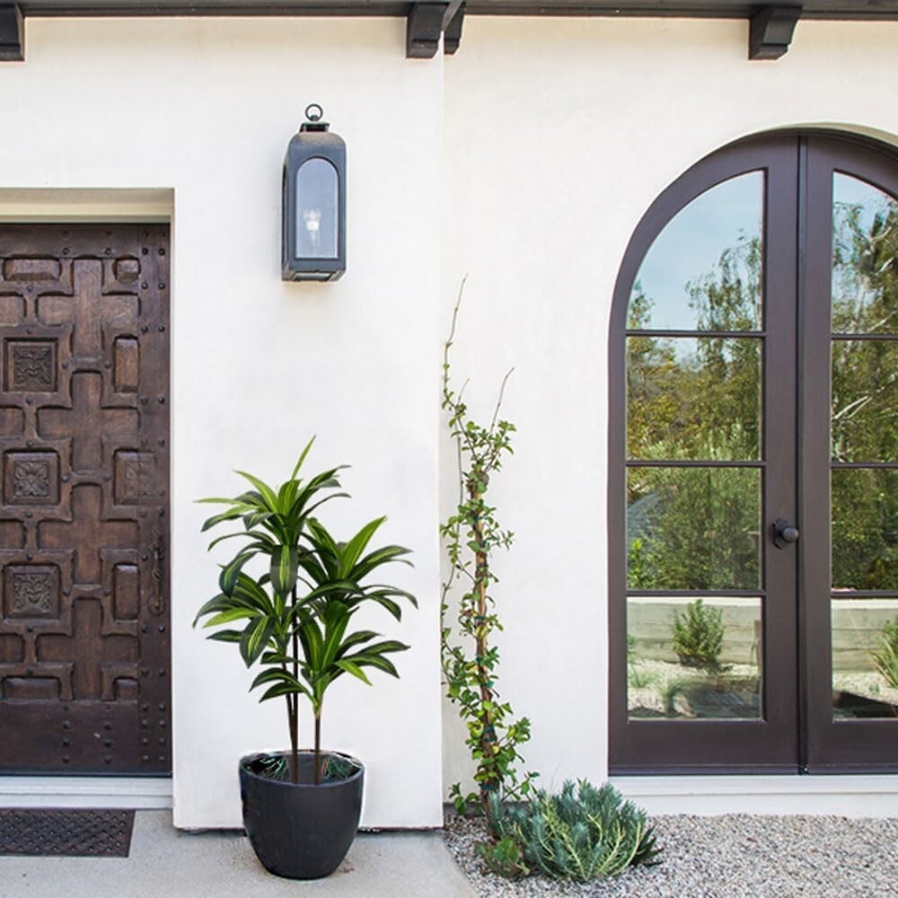 4ft Artificial Dracaena Tree - Real Touch Faux Plant for Indoors & Outdoors