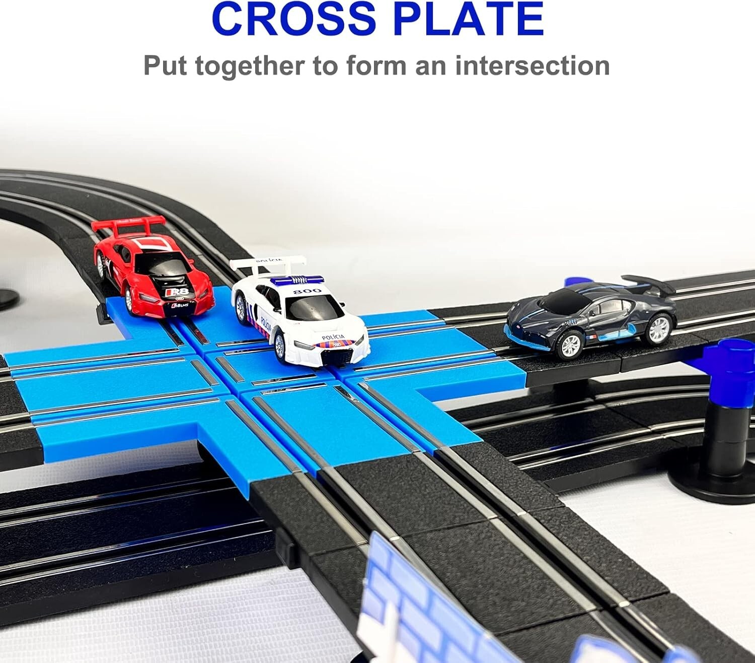 13.5M Slot Car Track Set with 4 Licensed Cars - Perfect for Family Racing Fun