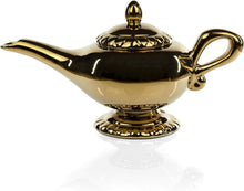 Load image into Gallery viewer, Magical 32 Oz. Genie Lamp Teapot - Disney Golden Ceramic Serving Kettle