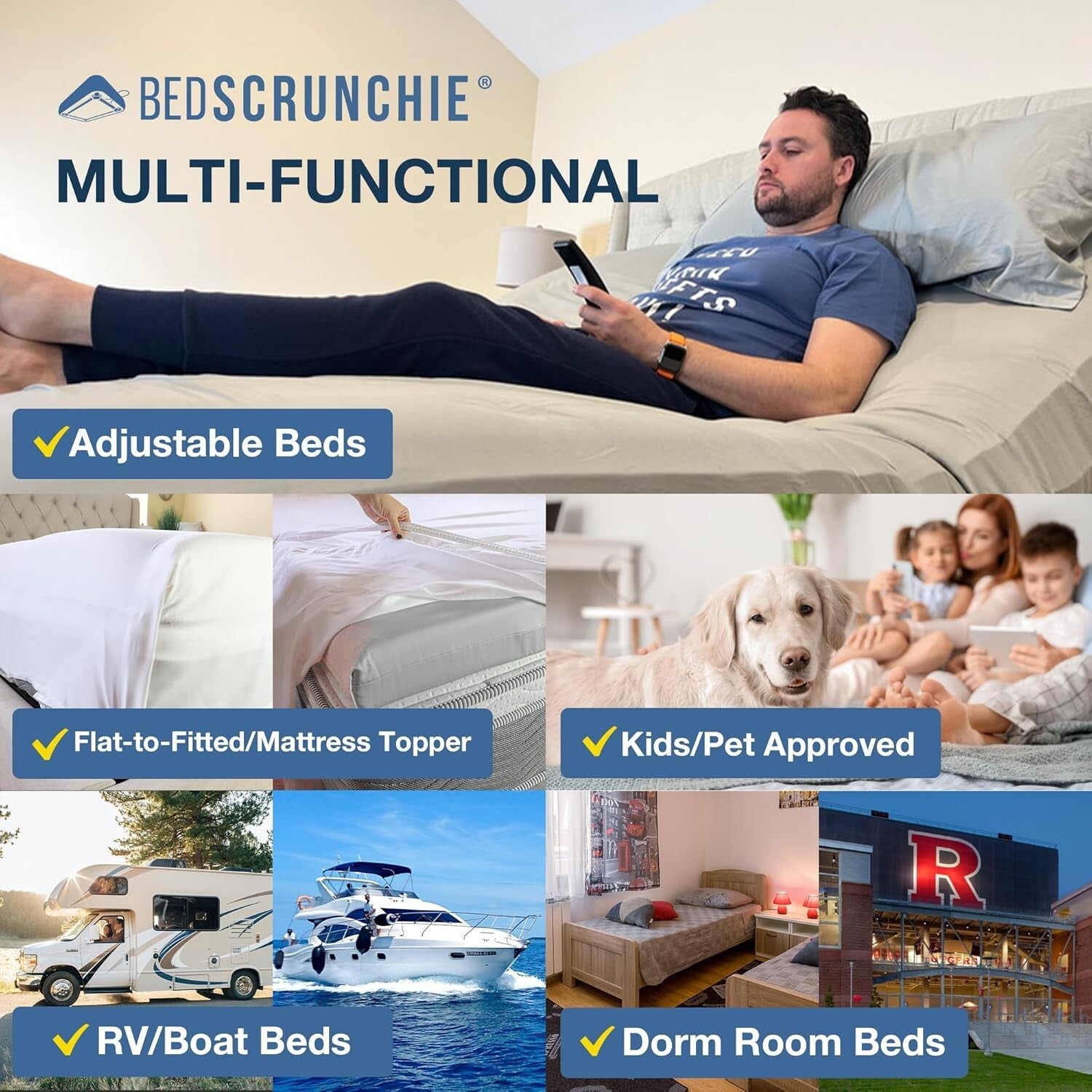 Machine Washable Bed Sheet Holder Straps - Heavy Duty, Vegan-Friendly 2 Pack