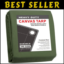 Load image into Gallery viewer, Heavy Duty 12'x20' Tarp with Reinforced Corners - Ideal for Camping and Canopy