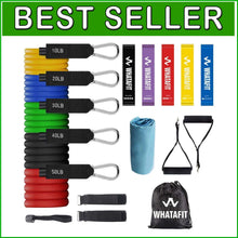 Load image into Gallery viewer, Adjustable Resistance Bands Set with Handles - 10-150 lbs Portable Gym Equipment