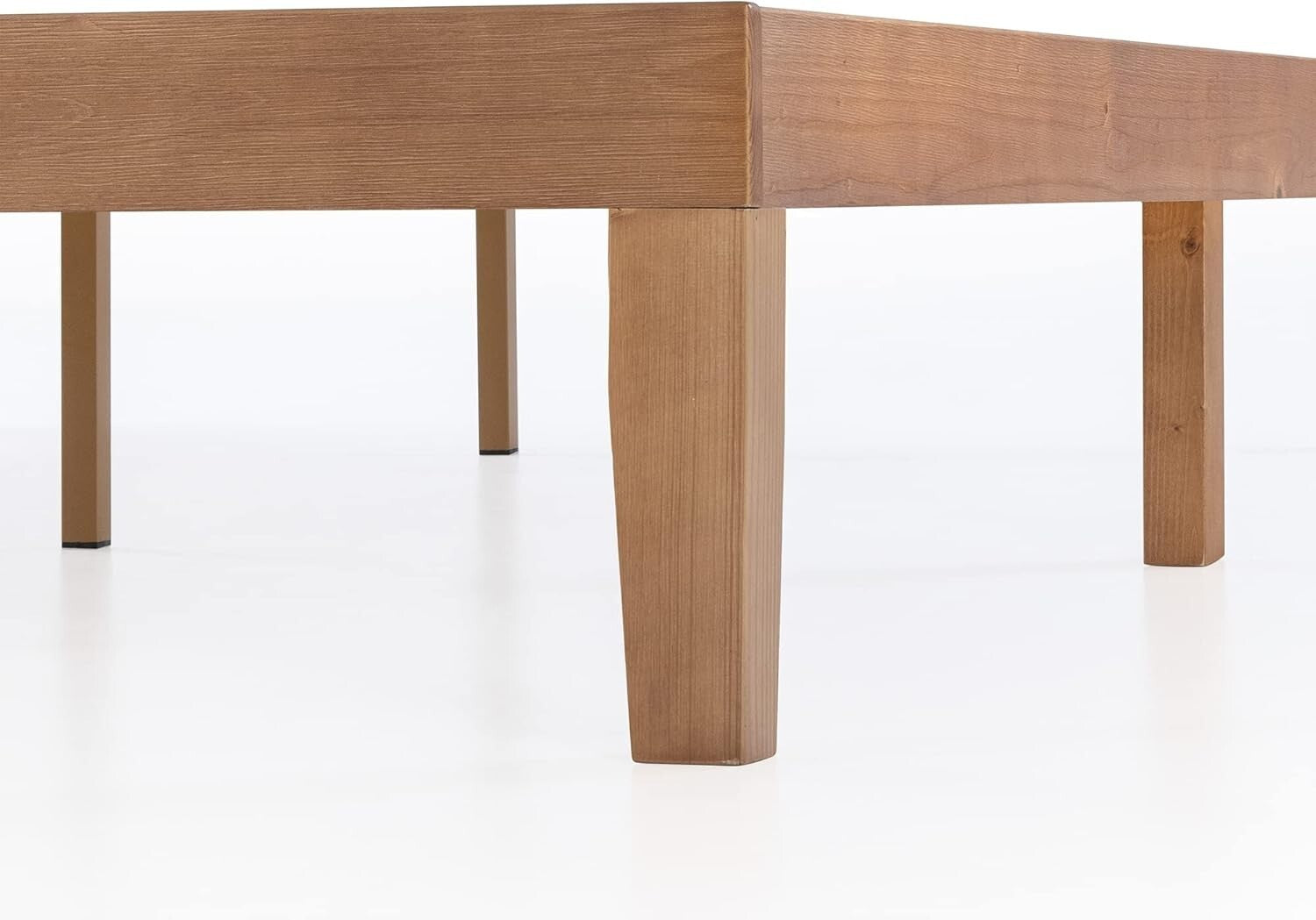 Classic 12-Inch Twin Platform Bed with Wooden Slats - Compact & Reliable