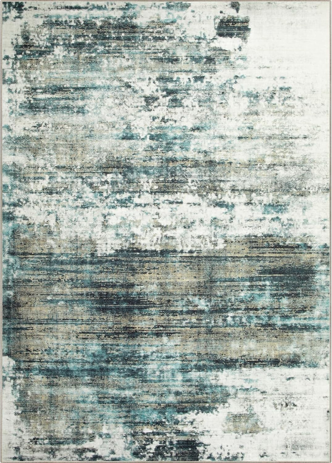 Soft Touch 8' x 10' Indoor Abstract Area Rug - Safe, Stylish, and Easy to Care