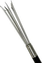 Load image into Gallery viewer, Portable 6.5-Inch Aluminum Spearfishing Rod with 5-Prong Tip &amp; Easy Carry Bag