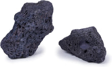 Load image into Gallery viewer, Porous Black Lava Stones (3-10in, 16lbs) - Perfect for Aquarium Setup and Health