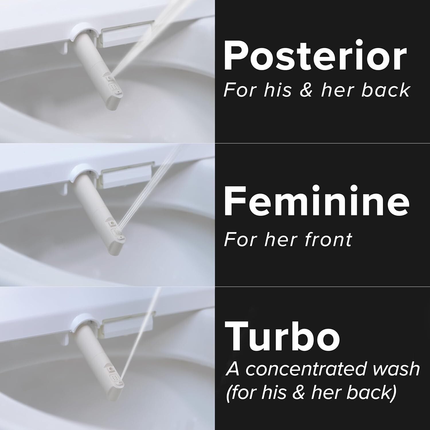 Elongated Smart Bidet Toilet Seat with Heated Comfort & Adjustable Wash Controls