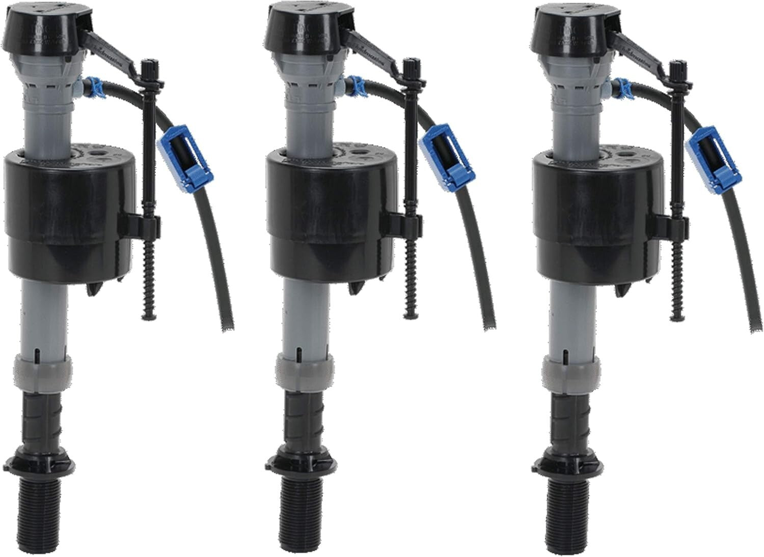 Efficient Universal Toilet Fill Valve 3 Pack - High Performance & Easy Install