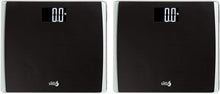 Load image into Gallery viewer, Extra Wide Digital Bathroom Scale Set for Accurate Body Weight Tracking (2-Pack)