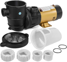 Load image into Gallery viewer, Energy-Efficient 1.5HP Pump with 40 Feet Lift for Above-Ground Swimming Pools
