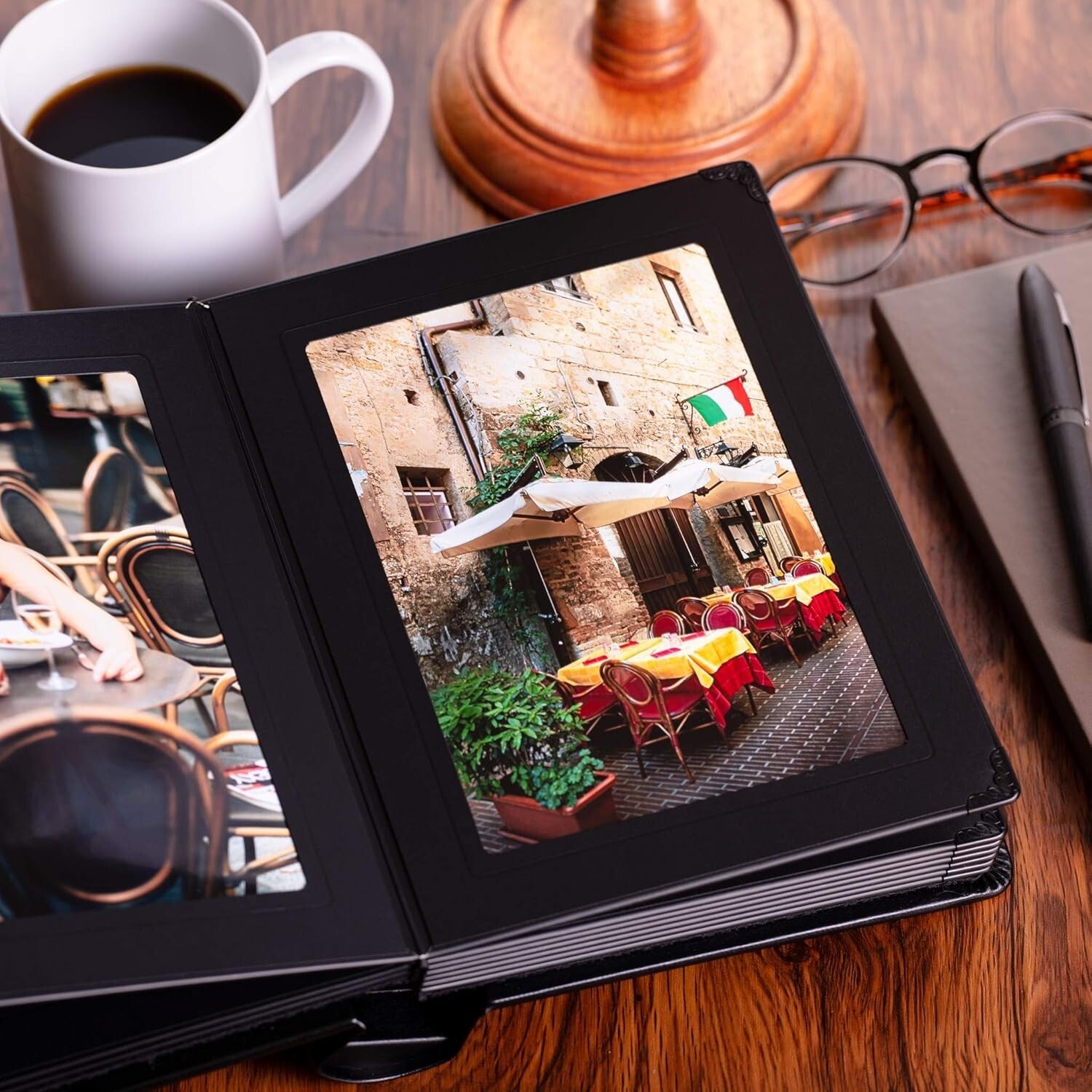 Elegant Leatherette Photo Album 5x7 - Perfect for Weddings & Special Occasions