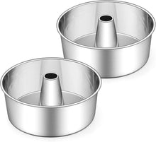 Load image into Gallery viewer, Premium Stainless Steel Cake Pan Set: 10-Inch Non-Toxic, Oven &amp; Dishwasher Safe