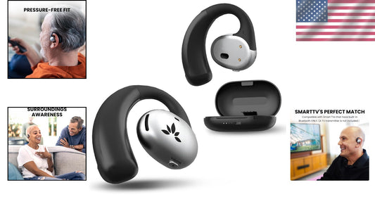 Crisp & Clear Pebble Bluetooth Earbuds with Open-Ear Fit for Active Lifestyles
