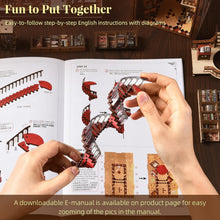 Load image into Gallery viewer, Enchanting Abbey Library Book Nook Mini Kit - Ideal for Creative Gift Lovers