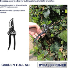 Load image into Gallery viewer, Complete Lopper and Hedge Shear Combo with Bypass Pruner - Durable Garden Set