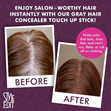 Load image into Gallery viewer, Travel-Sized Dark Brown Root Touch Up Stick - Instant Gray Coverage on the Go