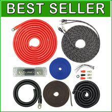 Load image into Gallery viewer, High-Performance 0 Gauge Wiring Kit - 7500W Amplifier Installation Essentials