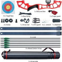 Load image into Gallery viewer, Ergonomic Right-Hand Purple Bow with 6 Arrows - Archery Set for All Skill Levels