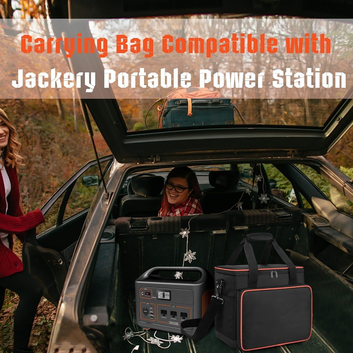 Travel-Friendly Carrying Case for Jackery Explorer 1000 - Lightweight & Compact