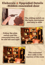 Load image into Gallery viewer, Rose Detective Agency DIY Book Nook Kit - Magical Miniature Decor with LED Light