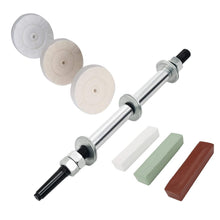 Load image into Gallery viewer, Ultimate 16" Lathe Buffing System - 8" Wheels &amp; Polishing Compounds Included