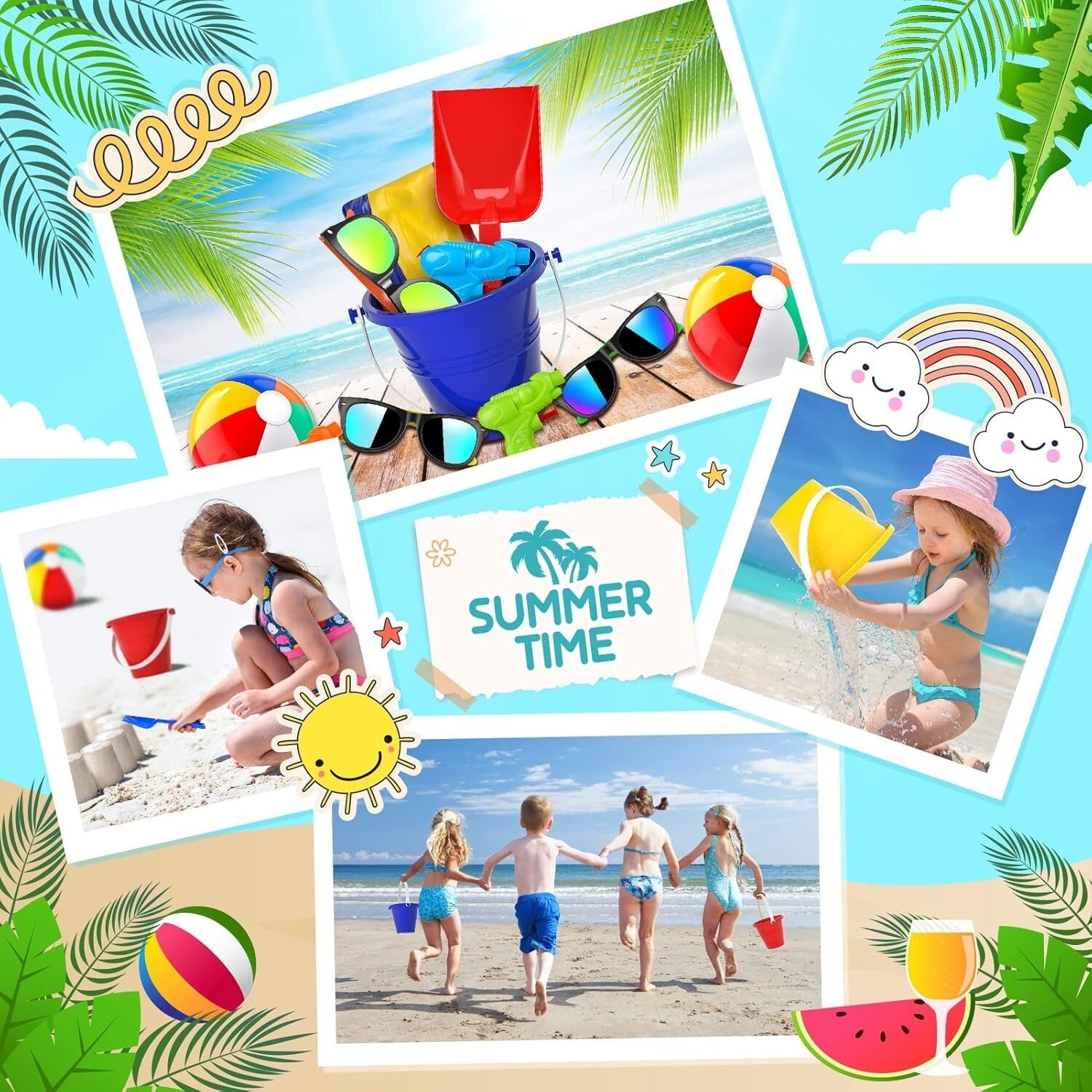 Exciting 60 PCS Pool and Beach Party Favors - Engaging Summer Fun for Ages 3-8