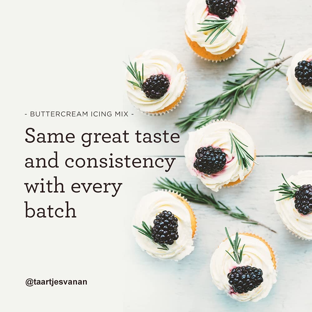 Versatile Buttercream Icing Mix - 10 Pounds of Bright-White, Flavorful Frosting