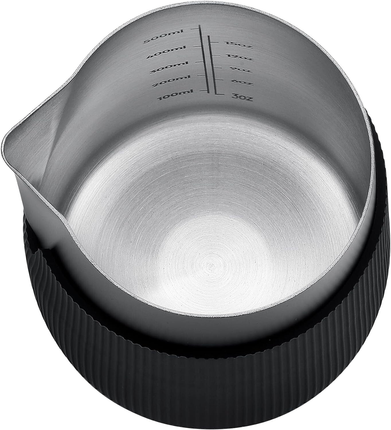 Compact Coffee Frothing Pitcher with Precision Spout - Ideal for Latte Art