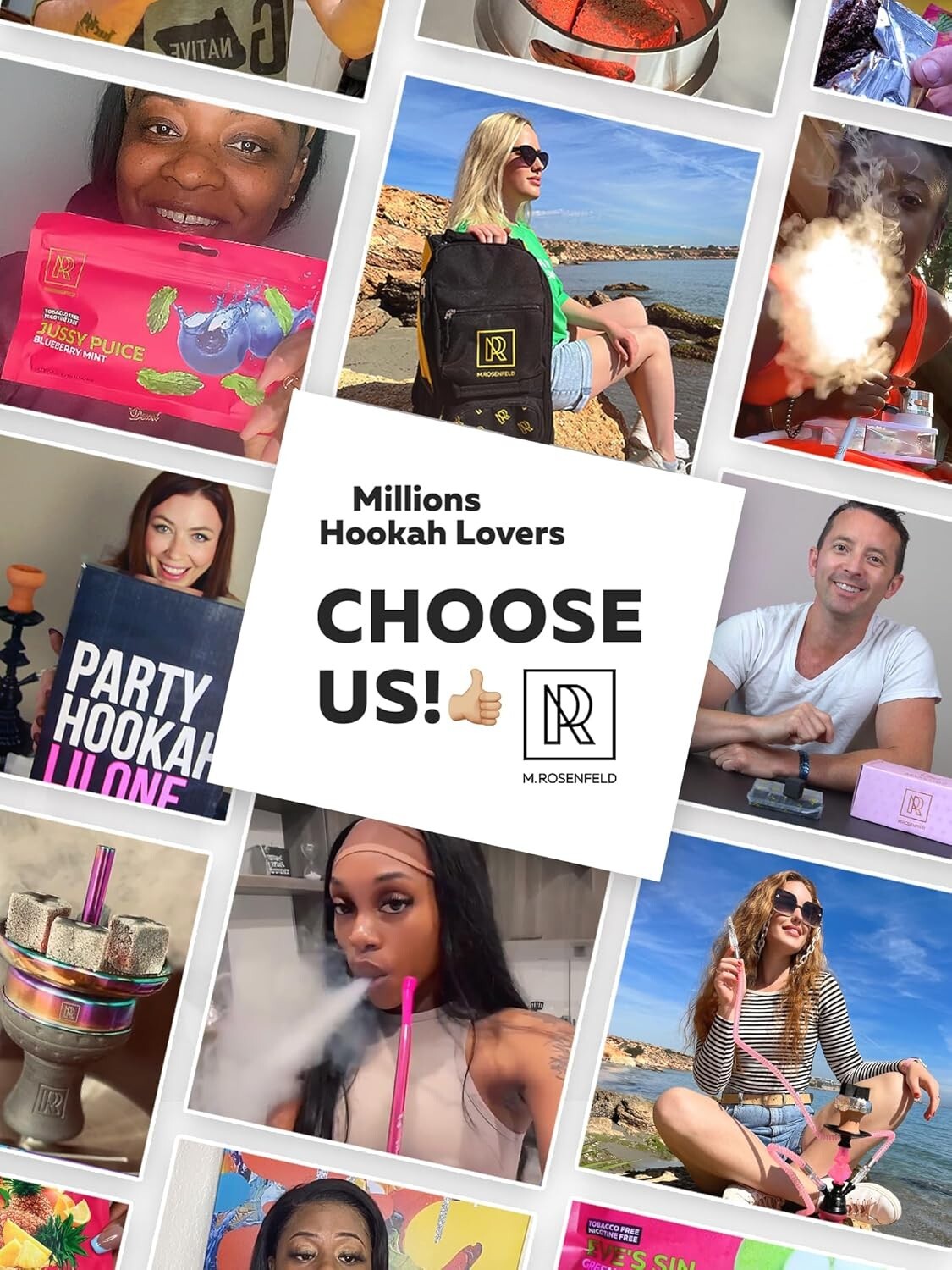 Black LED Hookah Set with 2 Hoses – Durable, Easy to Clean & Perfect for Gifting