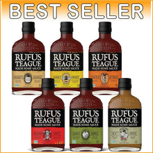 Load image into Gallery viewer, Natural Ingredients Variety BBQ Sauce Pack - 6 Bottles for Flavorful Grilling