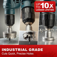 Load image into Gallery viewer, Heavy Duty Carbide Hole Cutter 4-5/16" for Stainless Steel &amp; Metal Cutting